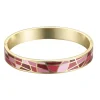 Anna K Jewelry - Armband Emalj Grafisk Röd