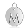 Anna K Jewelry - Berlock Bokstav M Stål