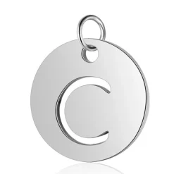 Anna K Jewelry - Berlock Bokstav C Stål