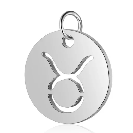 Anna K Jewelry - Berlock Stjärntecken Oxen Stål