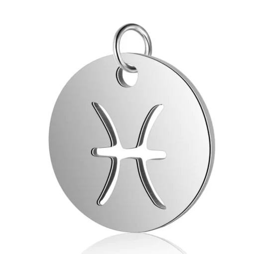 Anna K Jewelry - Berlock Stjärntecken Fiskarna Stål