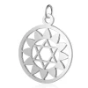 Anna K Jewelry - Berlock Yoga Hjärtchakrat Stål