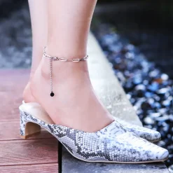 Anna K Jewelry - Fotlänk Elegance Stål