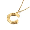 Anna K Jewelry - Halsband Bamboo C Guld
