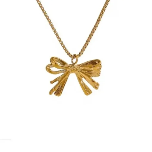 Anna K Jewelry - Halsband Rosett Guld