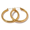 Anna K Jewelry - Örhängen Big Ring Guld