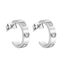 Anna K Jewelry - Örhängen City Stål
