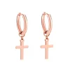 Anna K Jewelry - Örhängen Cross Rosé