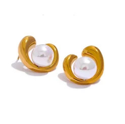 Anna K Jewelry - Örhängen Fashion Pearl Shell