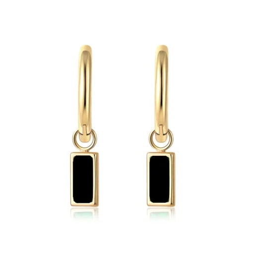 Anna K Jewelry - Örhängen Holiday Ring Svart