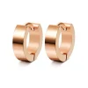Anna K Jewelry - Örhängen Round Rosé