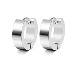 Anna K Jewelry - Örhängen Round Stål