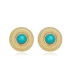 Anna K Jewelry - Örhängen Turquesa Stud