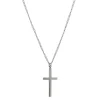 Arock - Halsband Cross Kort Stål