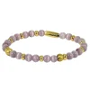 Astrid & Agnes - Armband Vicky Rosa Guld