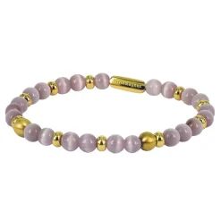 Astrid & Agnes - Armband Vicky Rosa Guld