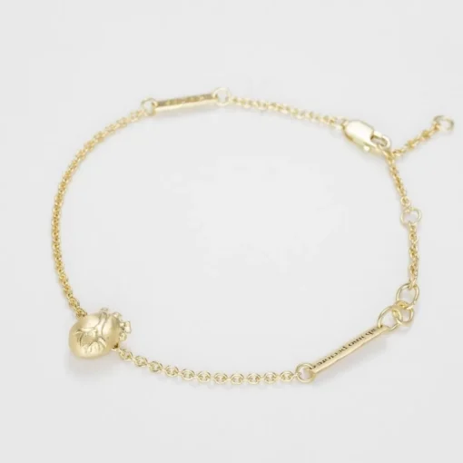 Björg Jewellery - Armband Anatomiskt Hjärta Guld