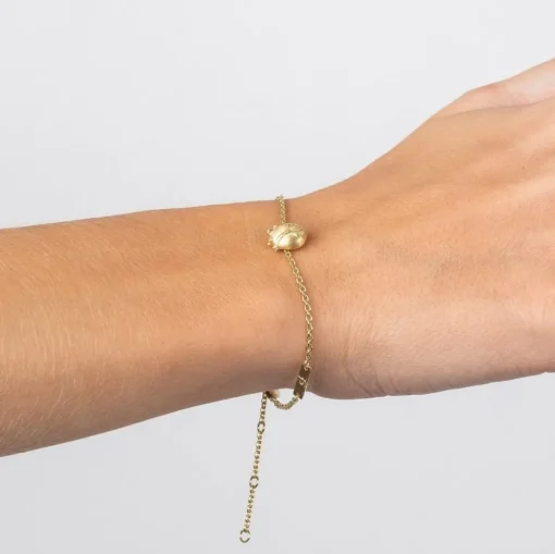 Björg Jewellery - Armband Anatomiskt Hjärta Guld