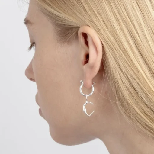 Björg Jewellery - Berlock Bokstav E Tiny Silver