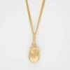 Björg Jewellery - Halsband Anatomiskt Hjärta Iconic Smal Guld