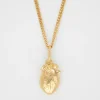 Björg Jewellery - Halsband Anatomiskt Hjärta Iconic Medium Guld