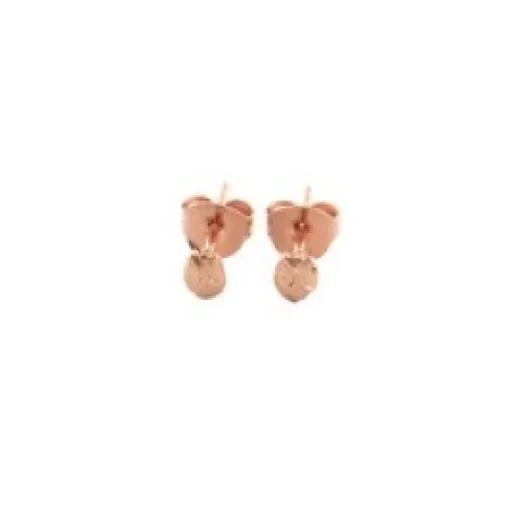 Björg Jewellery - Örhängen Anatomiskt Hjärta Mini Rosé