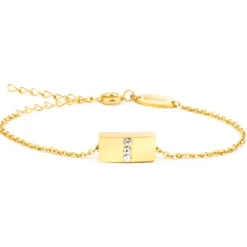 Blomdahl - Armband Triple Crystal Guld