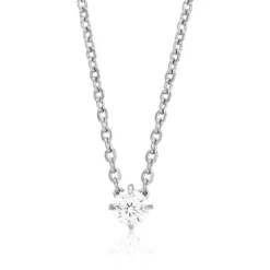 Blomdahl - Halsband Tiffany Smal Crystal Stål