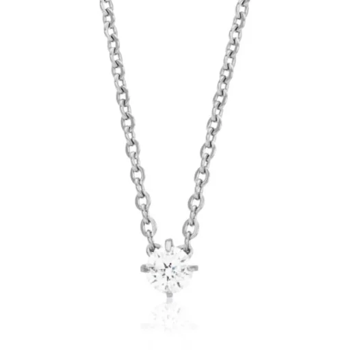 Blomdahl - Halsband Tiffany Smal Crystal Stål