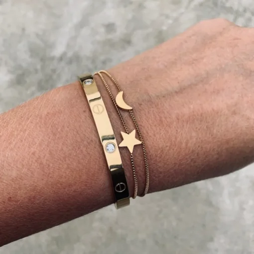 Bud To Rose - Armband Carmen Guld