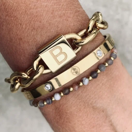 Bud To Rose - Armband Garbo Guld