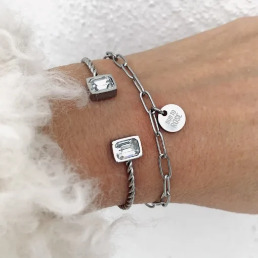Bud To Rose - Armband Grace Stål