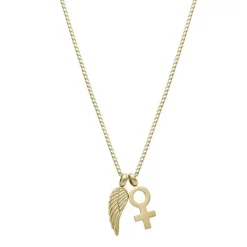 Bud To Rose - Halsband Wing Woman Välgörenhet Guld
