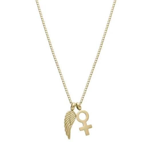 Bud To Rose - Halsband Wing Woman Välgörenhet Guld