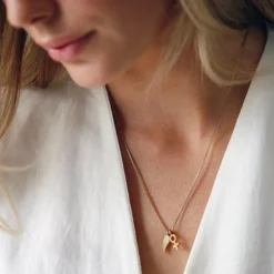 Bud To Rose - Halsband Wing Woman Välgörenhet Guld