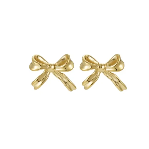 Bud To Rose - Örhängen Bow Guld