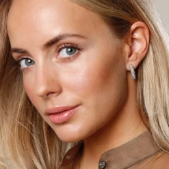 Bud To Rose - Örhängen Lola Crystal Stål