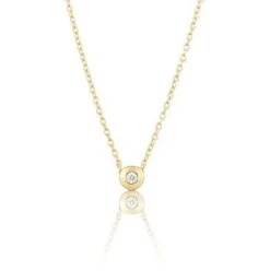 Carolina Gynning - Halsband Älskad Mini Guld