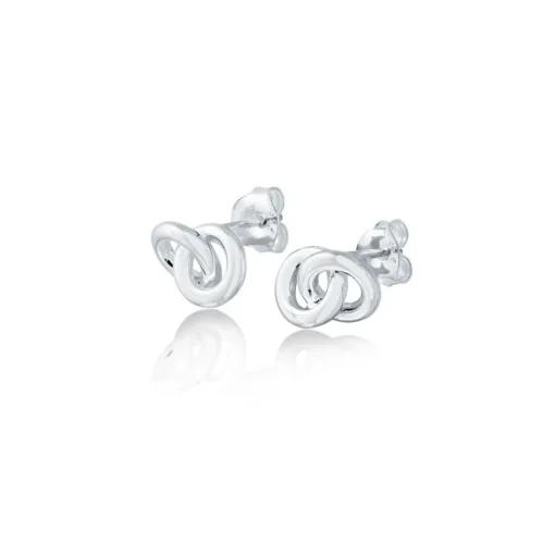 Carolina Gynning - Örhängen The Knot Silver