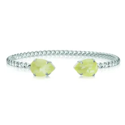 Caroline Svedbom - Armband Mini Drop Rhodium Soft Yellow