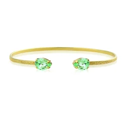 Caroline Svedbom - Armband Petite Drop Guld Chrysolite