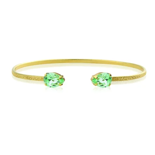 Caroline Svedbom - Armband Petite Drop Guld Chrysolite