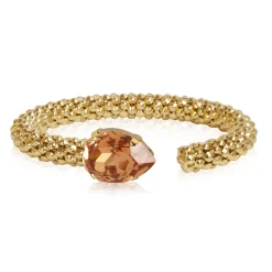 Caroline Svedbom - Armband Classic Rope Guld Light Colorado Topaz