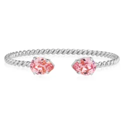 Caroline Svedbom - Armband Mini Drop Rhodium Light Rose