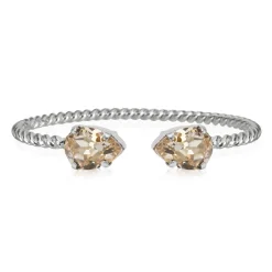 Caroline Svedbom - Armband Mini Drop Rhodium Silk