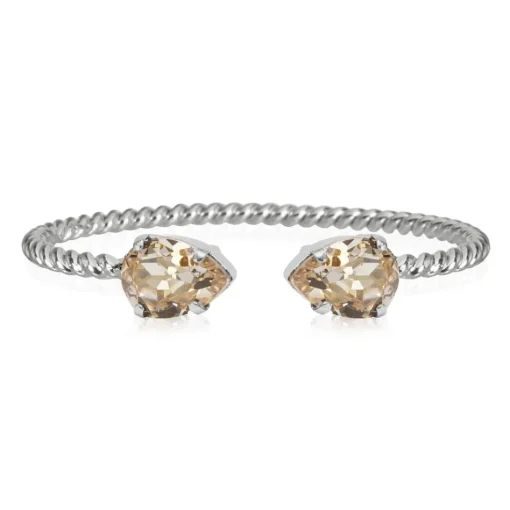 Caroline Svedbom - Armband Mini Drop Rhodium Silk