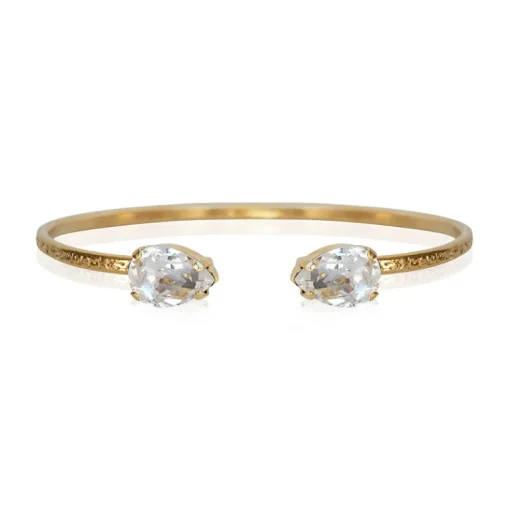 Caroline Svedbom - Armband Petite Drop Guld Crystal