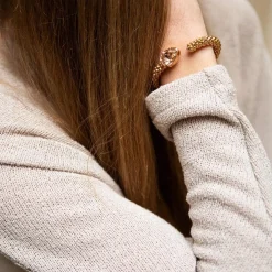 Caroline Svedbom - Armband Classic Rope Guld Vintage Rose