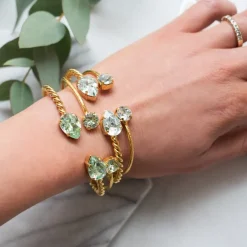 Caroline Svedbom - Armband Classic Stud Chrysolite