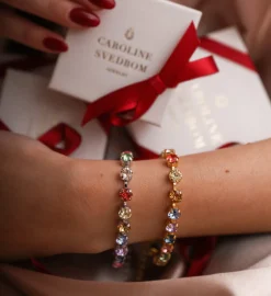 Caroline Svedbom - Armband Childhood Edition Rainbow Silver
